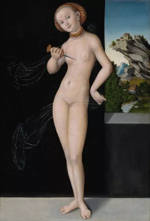 Lucretia by Lucas Cranach The Elder Oil Painting