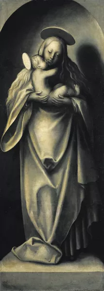 Madonna and Child by Lucas Cranach The Elder Oil Painting