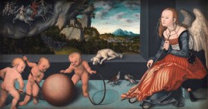 Melancholy by Lucas Cranach The Elder Oil Painting