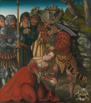 The Martyrdom of Saint Barbara by Lucas Cranach The Elder Oil Painting