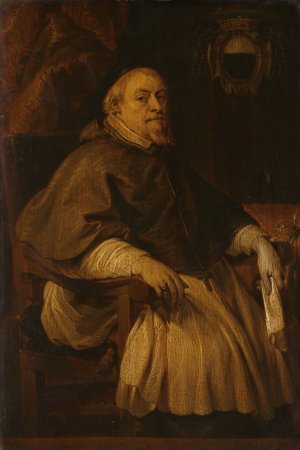 Portrait of Francois de Gand-Vilain by Lucas Franchoys The Younger Oil Painting