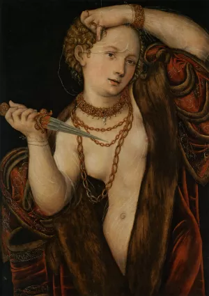 Lucretia painting by Lucas Cranach The Younger