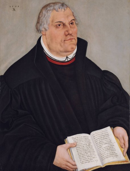 Main Product Photo of Portrait of Martin Luther  Painting by Lucas Cranach The Younger