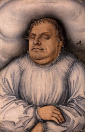 Portrait of Martin Luther on His Deathbed