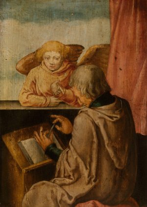 Saint Matthew by Lucas Van Leyden Oil Painting