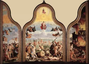 The Last Judgement - Detail by Lucas Van Leyden - Oil Painting Reproduction