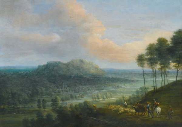 Main Product Photo of The Four Seasons I Painting by Lucas Van Uden