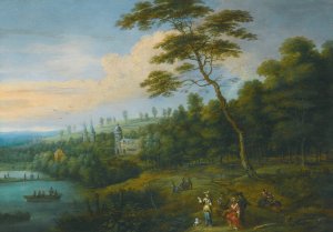The Four Seasons IV by Lucas Van Uden Oil Painting
