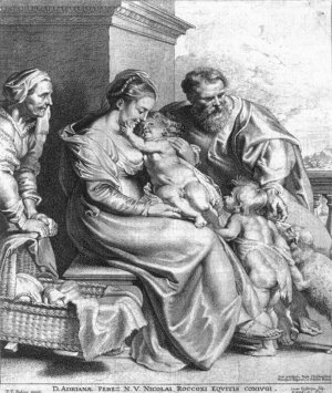 The Holy Family with St John and St Elizabeth