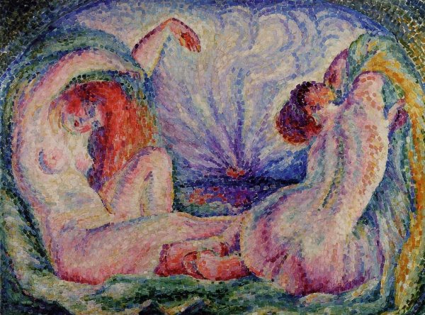 Main Product Photo of Sunset Painting by Lucie Cousturier