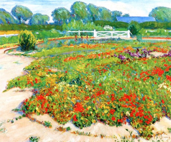 Main Product Photo of In Forest, Oak Cliff Painting by Lucien Abrams
