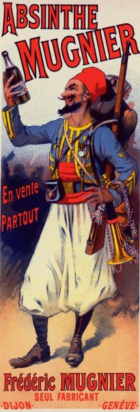 Absinthe Mugnier by Lucien Lefevre Oil Painting