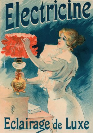 Electricine by Lucien Lefevre Oil Painting