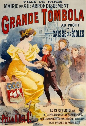 Grande Tombola by Lucien Lefevre Oil Painting