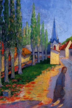 Springtime in Franche Comte by Lucien Roy Oil Painting