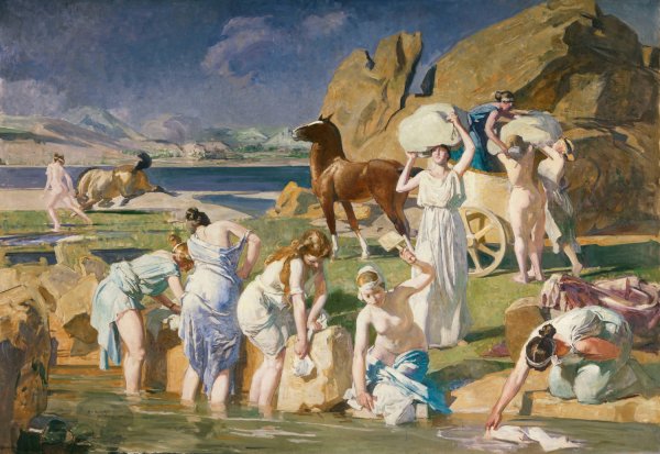 Main Product Photo of Nausicaa  Painting by Lucien Simon