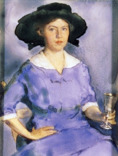 Main Product Photo of Self Portrait Painting by Lucy Mary Stanton