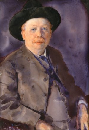 Joel Chandler Harris by Lucy May Stanton Oil Painting