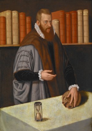 Portrait of a Doctor by Ludger Tom Ring The Younger Oil Painting