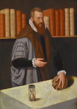 Portrait of a Doctor by Ludger Tom Ring The Younger Oil Painting