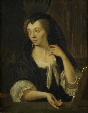 Anna de Hooghe by Ludolf Bakhuysen Oil Painting