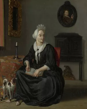 Anna de Hooghe Oil painting by Ludolf Bakhuysen
