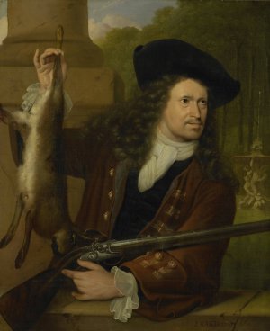 Jan de Hooghe by Ludolf Bakhuysen Oil Painting