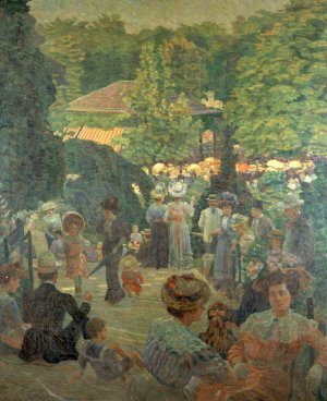 Le Parc Montsouris by Ludovic Vallee Oil Painting
