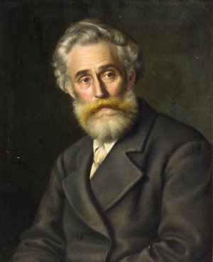 The Painter Vilhelm Kyhn by Ludovica Thornam Oil Painting