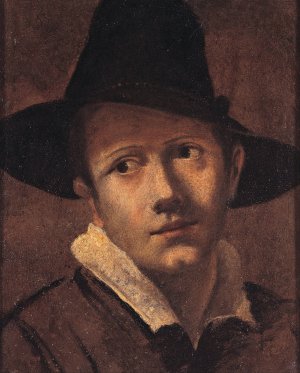 Portrait of a Young Man by Ludovico Carracci Oil Painting