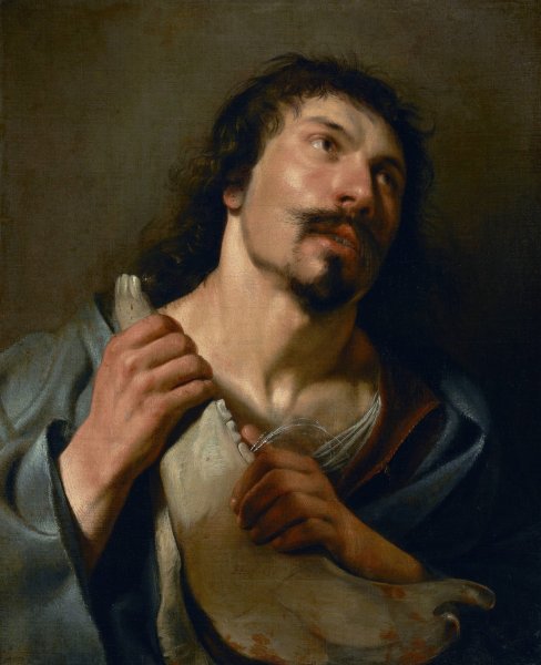 Main Product Photo of Saint Sebastian Thrown into the Cloaca Maxima  Painting by Ludovico Carracci