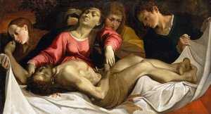 The Lamentation by Ludovico Carracci Oil Painting