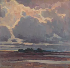 After the storm by Ludovit Cordak Oil Painting