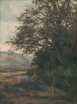 By the Stream by Ludovit Cordak Oil Painting