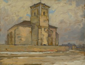 Church in Moldova by Ludovit Cordak Oil Painting