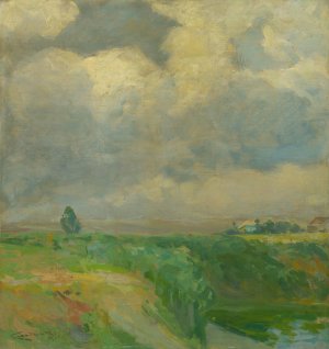 Cloudy by Ludovit Cordak Oil Painting