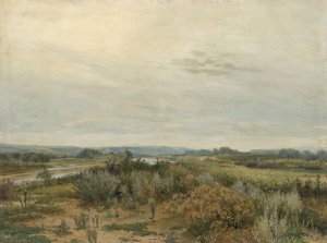 East Slovak Landscape by Ludovit Cordak Oil Painting