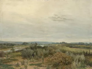 East Slovak Landscape by Ludovit Cordak Oil Painting