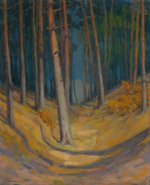 Forest by Ludovit Cordak Oil Painting