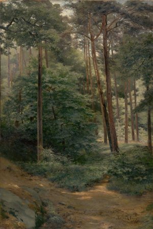 Forest by Ludovit Cordak Oil Painting