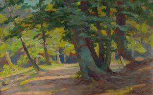 Forest by Ludovit Cordak Oil Painting