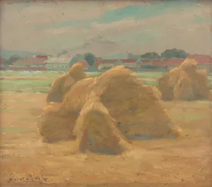 Harvest by Ludovit Cordak Oil Painting
