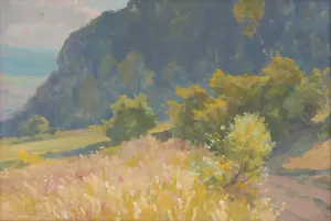 Landscape by Ludovit Cordak Oil Painting
