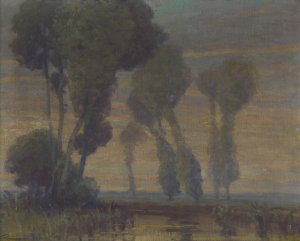 Landscape by Ludovit Cordak Oil Painting
