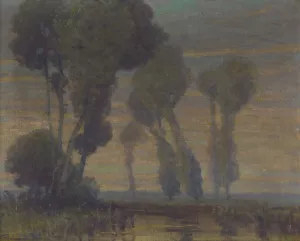Landscape Oil painting by Ludovit Cordak