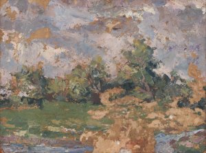 Landscape by Ludovit Cordak Oil Painting