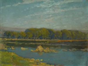 Pri rieke by Ludovit Cordak Oil Painting