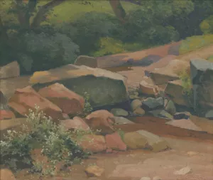 Rocks by Ludovit Cordak Oil Painting