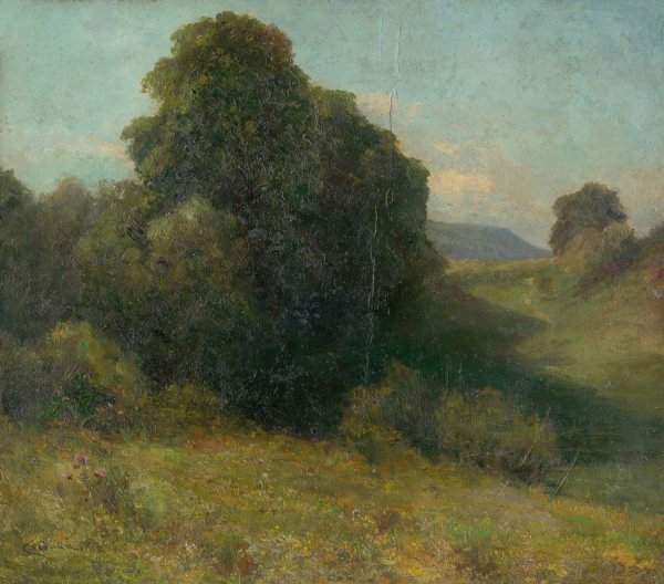 Saris Valley  by Ludovit Cordak - Hand-Painted Oil Painting Reproduction