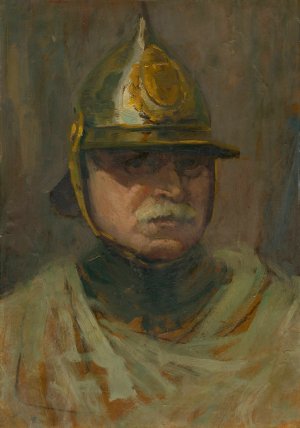 Self portrait by Ludovit Cordak Oil Painting